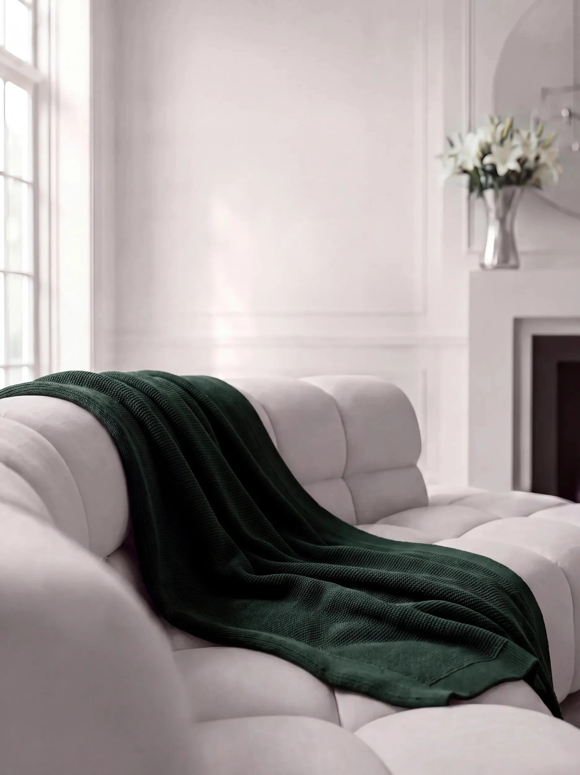 Cotton Pătură Helma Green