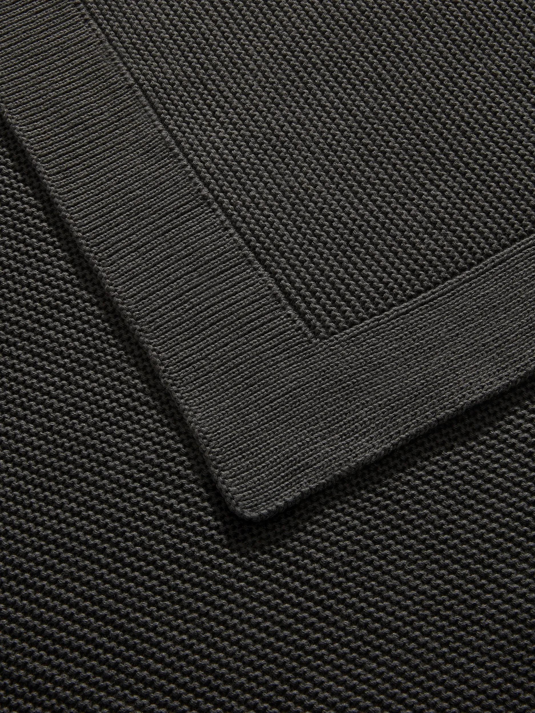 Cotton Pătură Helma Dark Grey