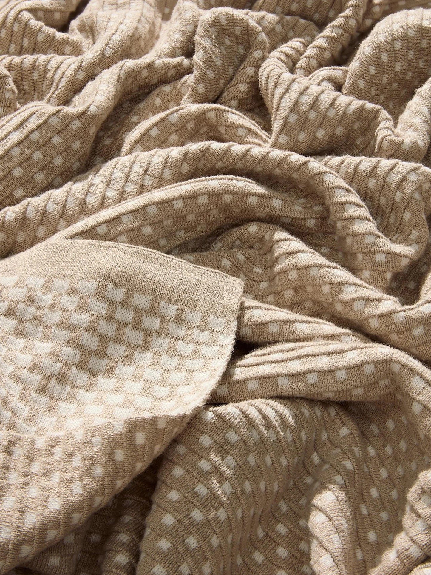 Cotton Pătură Ilma Beige