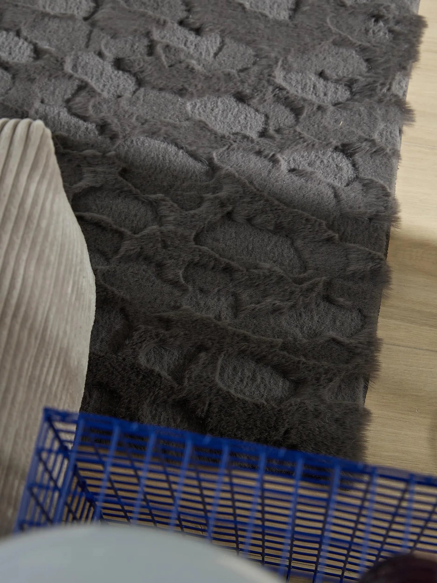 Covor blana Immy Charcoal 