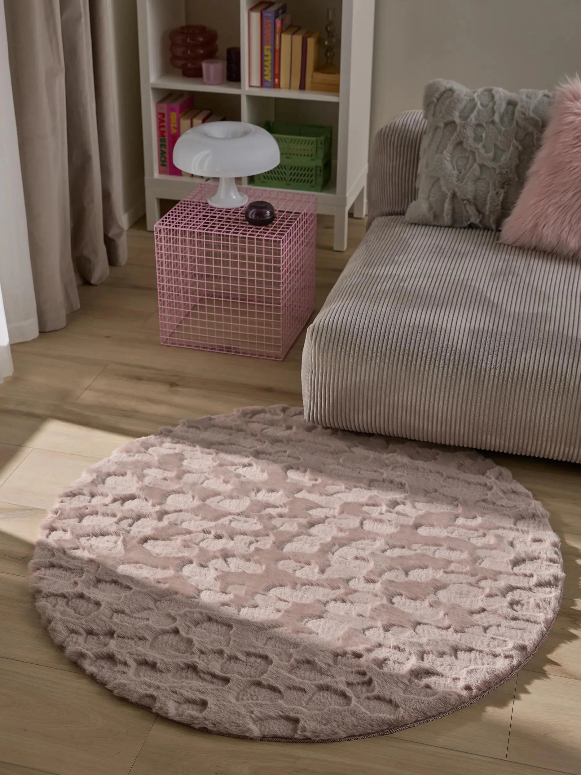 Imitație blană Covor Immy Pink