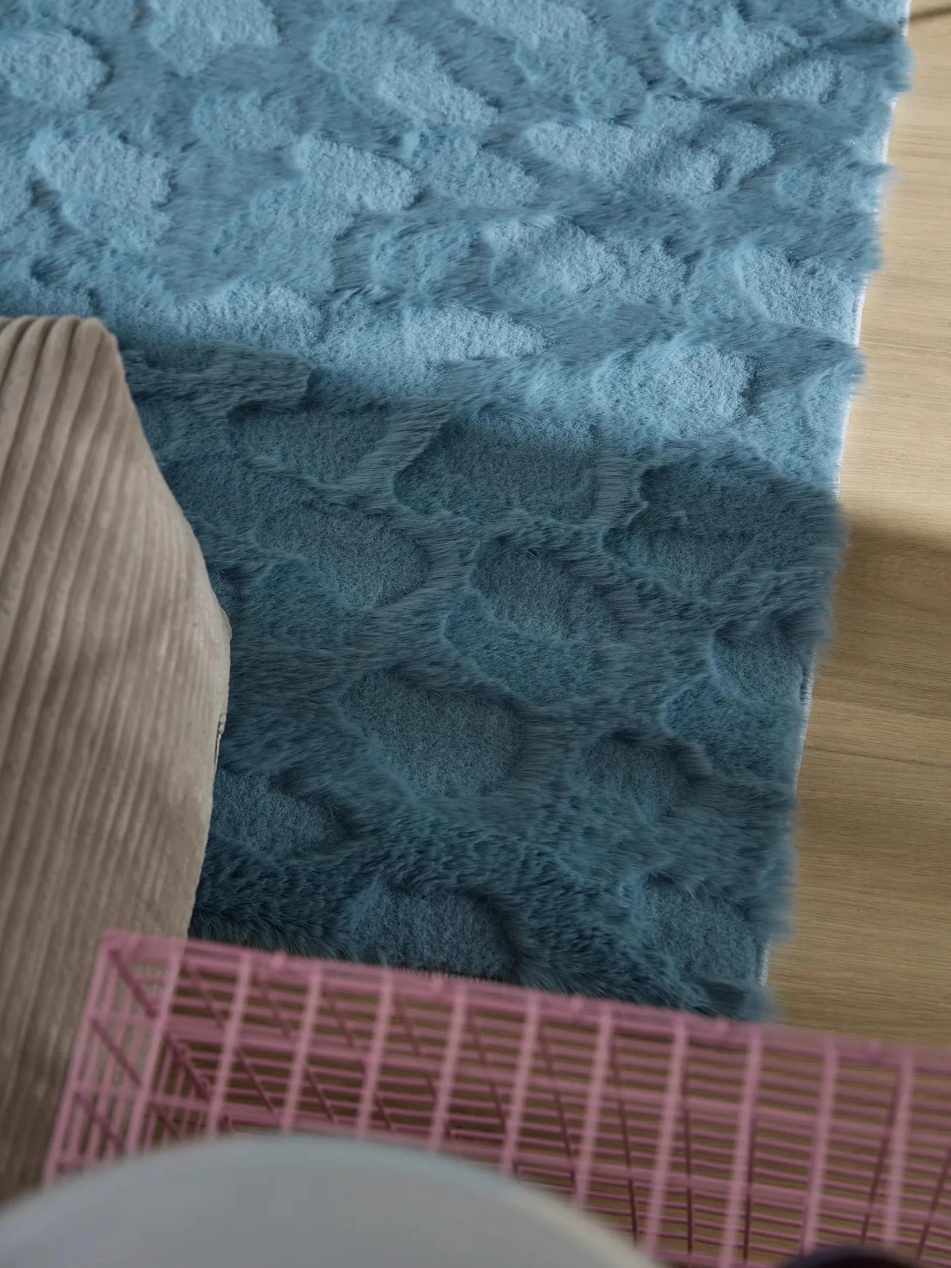 Imitație blană Covor Immy Blue