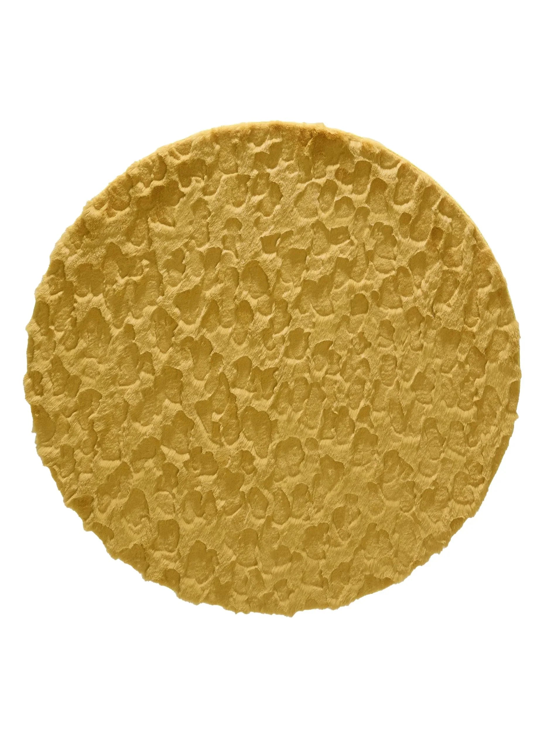 Imitație blană Covor Immy Yellow