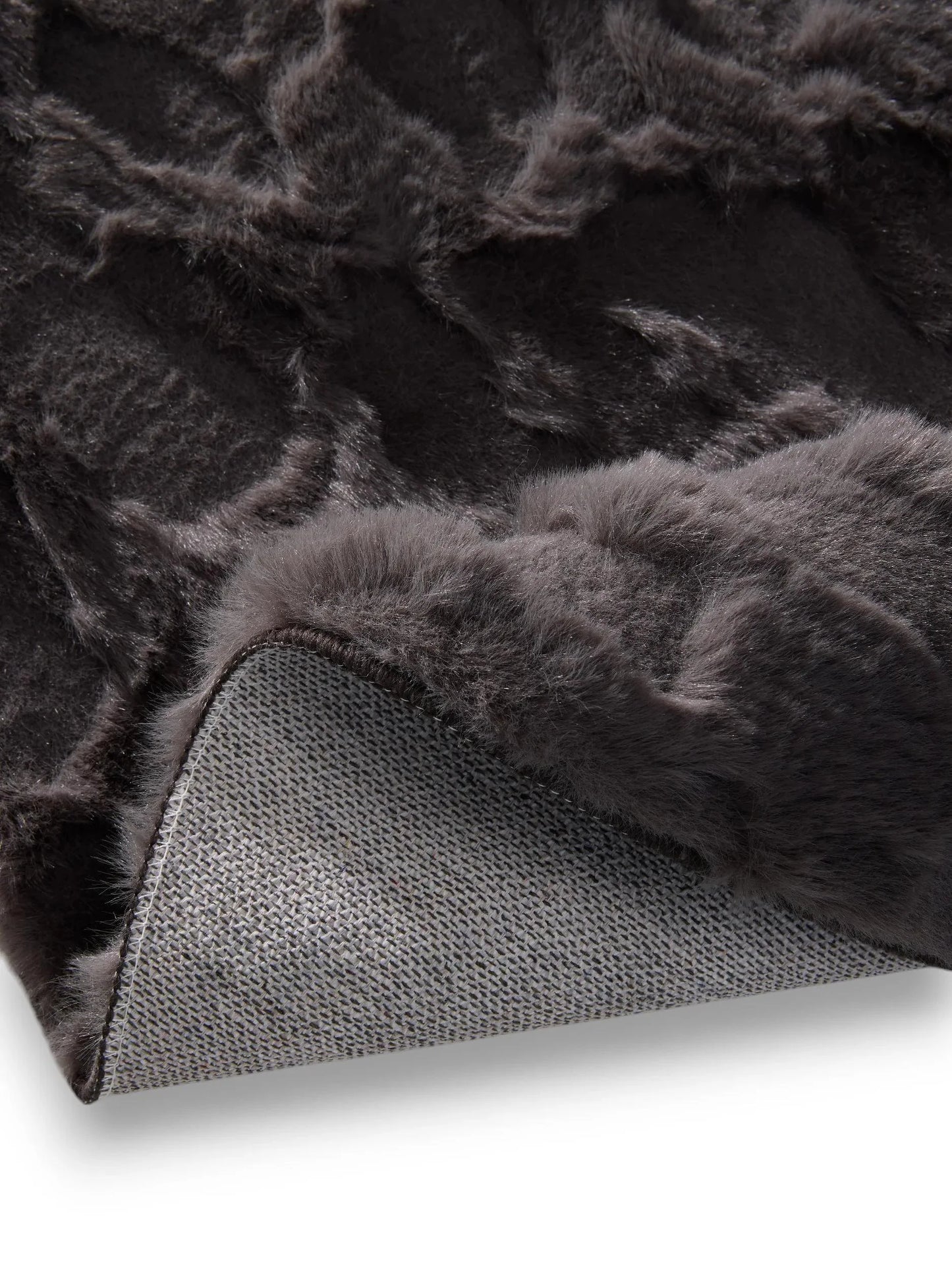 Imitație blană Covor Immy Charcoal
