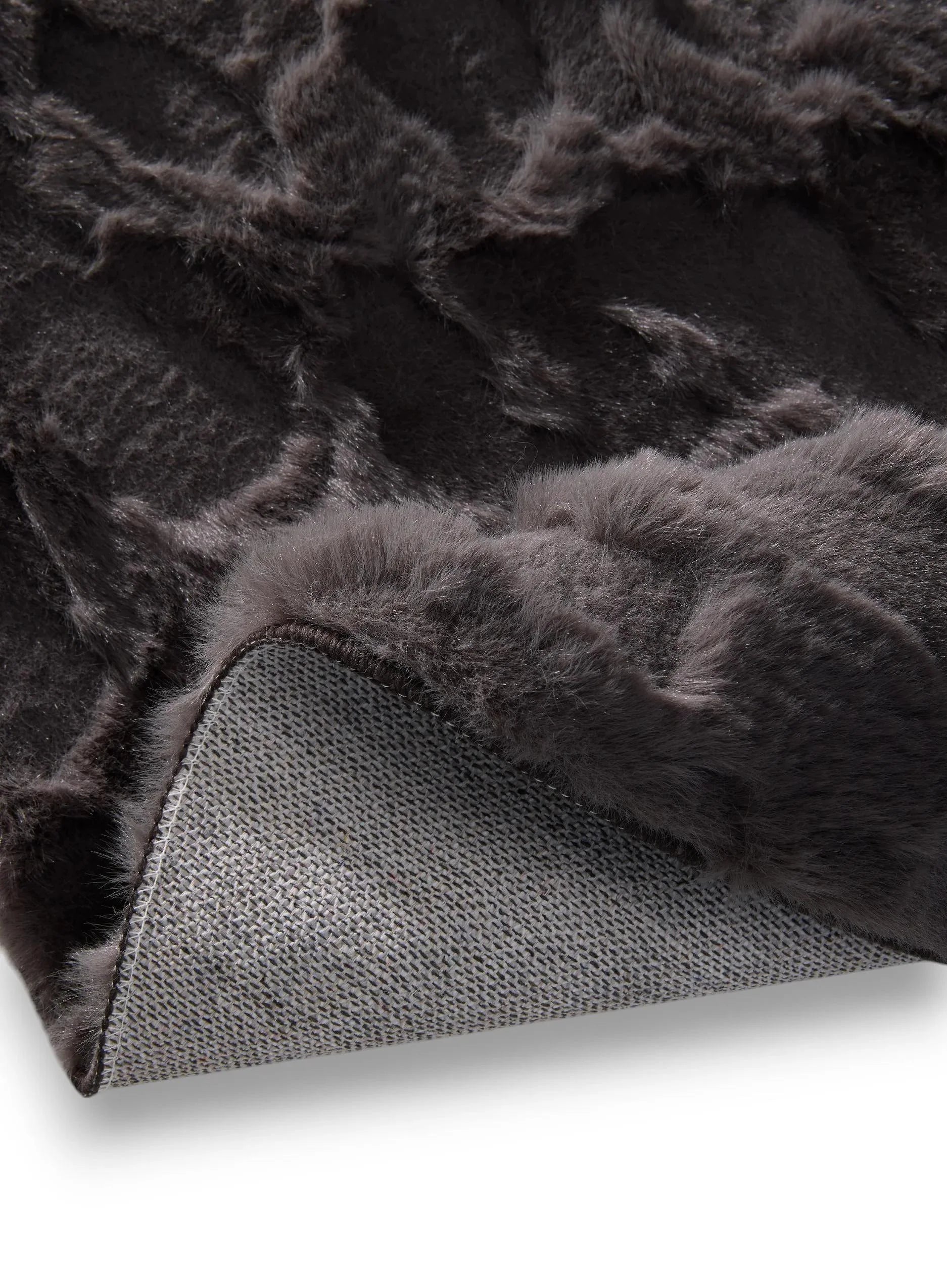 Imitație blană Covor Immy Charcoal