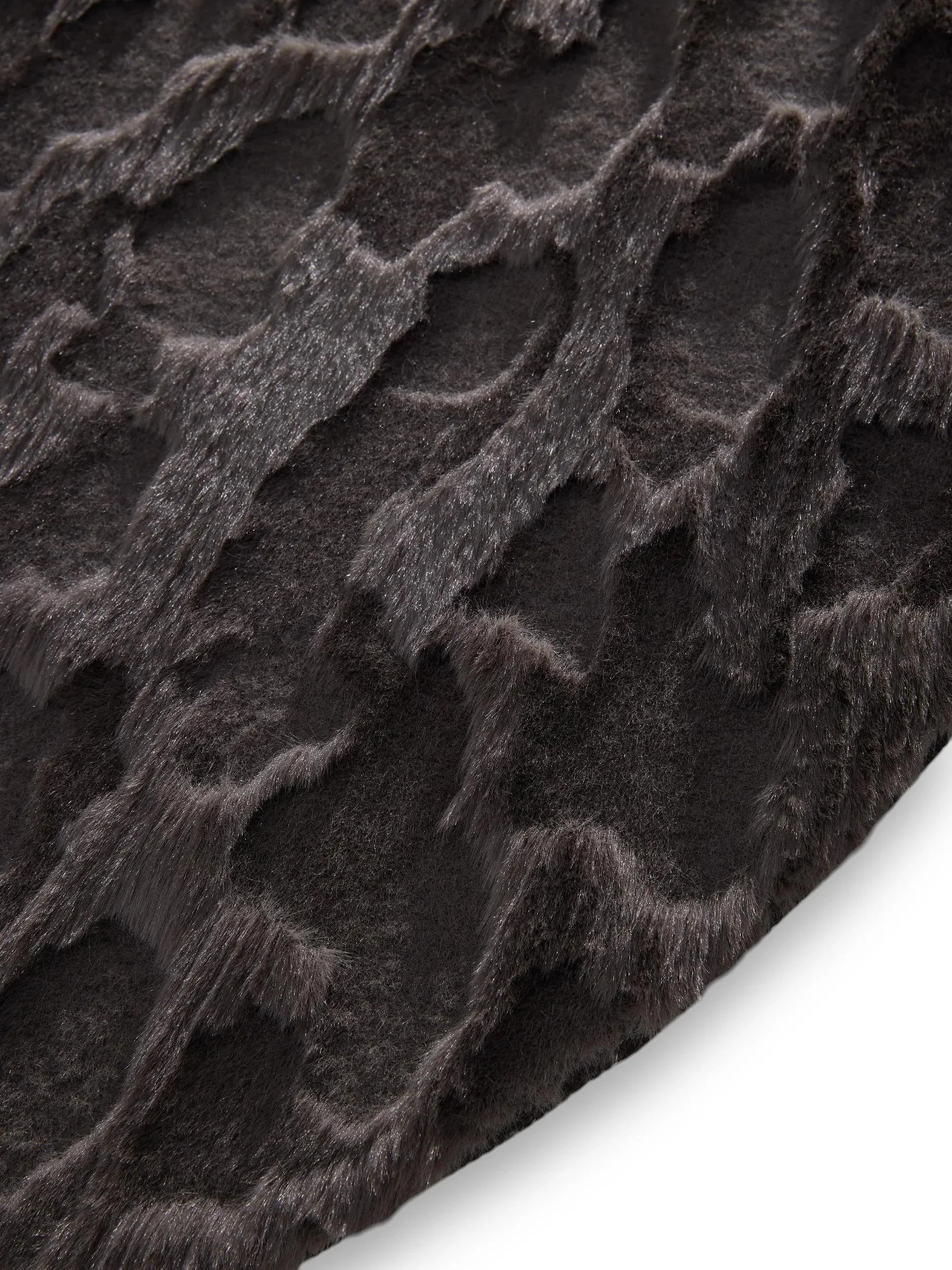 Imitație blană Covor Immy Charcoal