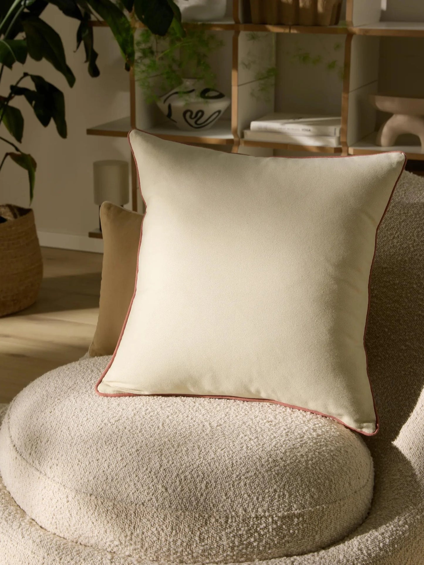 Pernă Ines Cream/Terracotta
