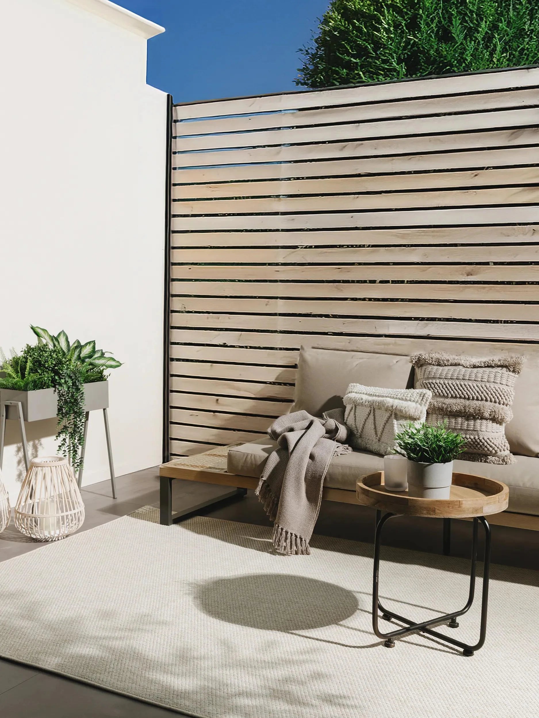 Covor interior/exterior Iowa Cream 