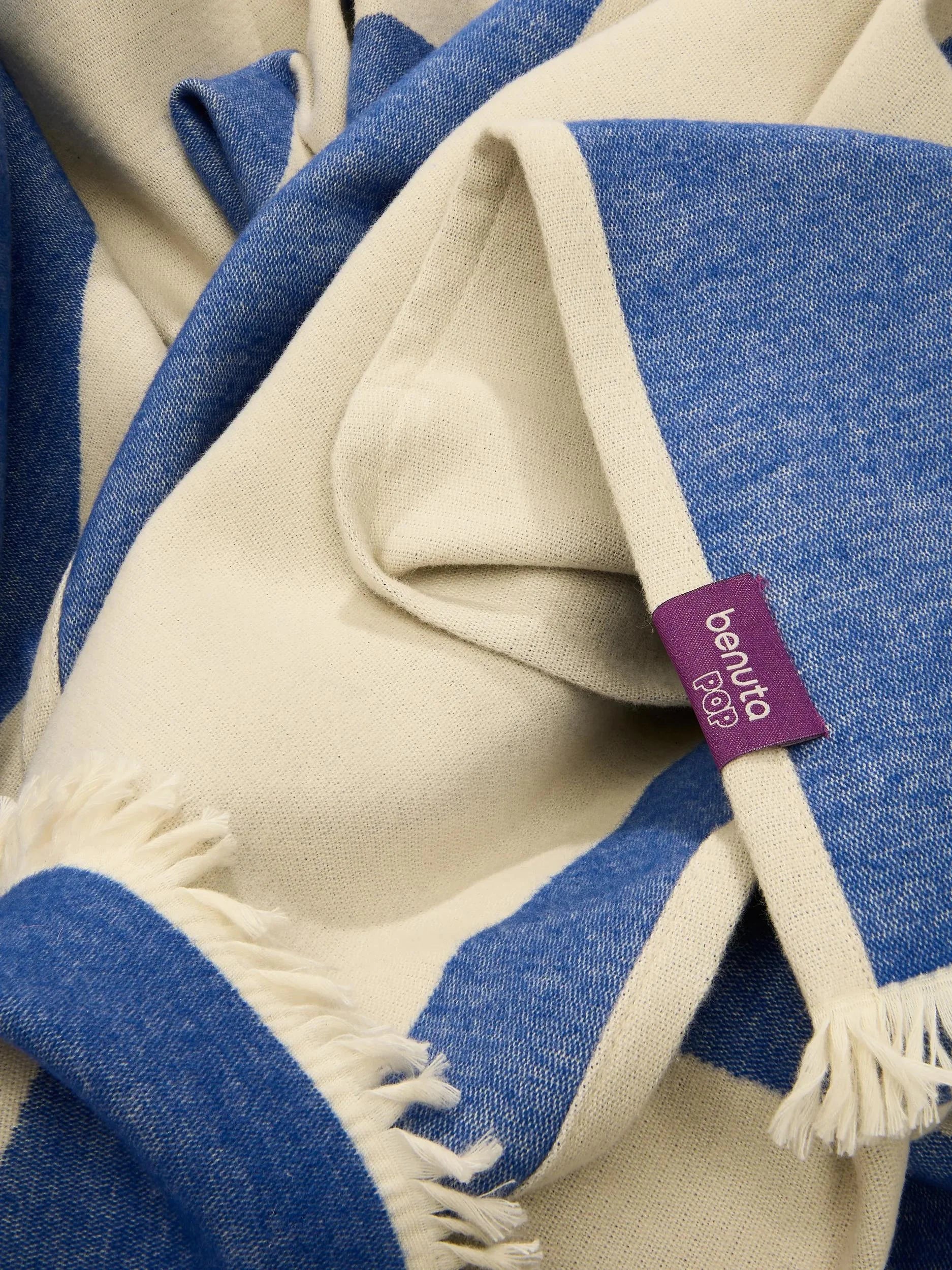 Cotton Pătură Jacky Blue