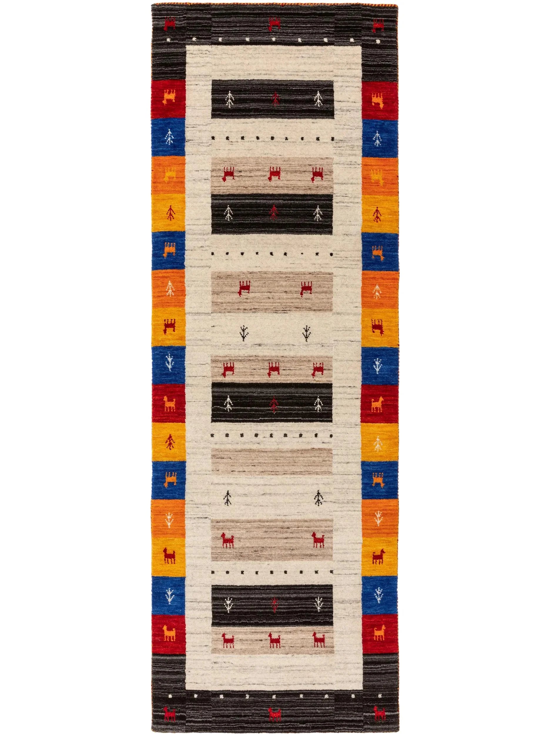 Traversă din lână Jamal Multicolour 