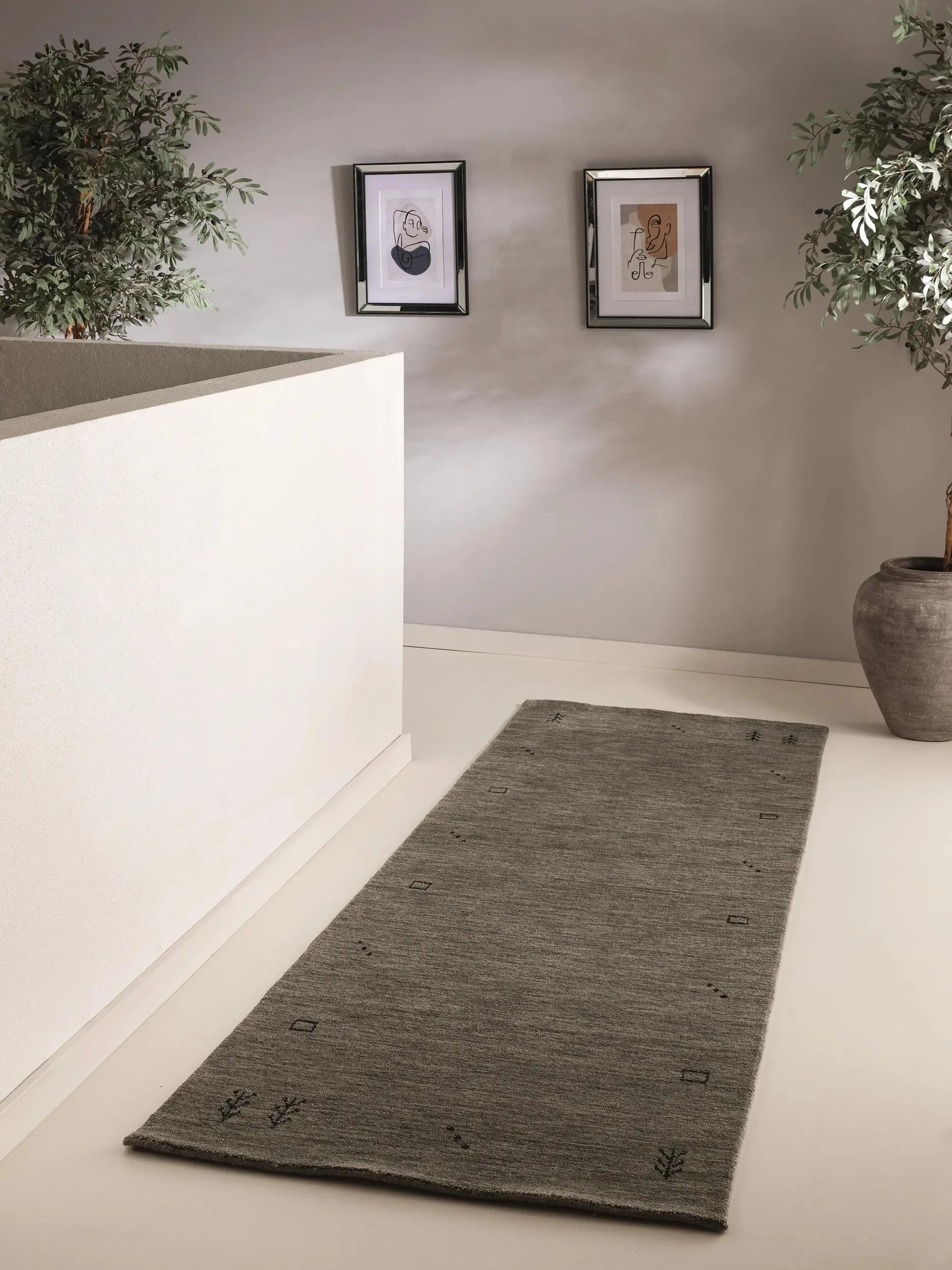 Traversă din lână Jamal Grey 