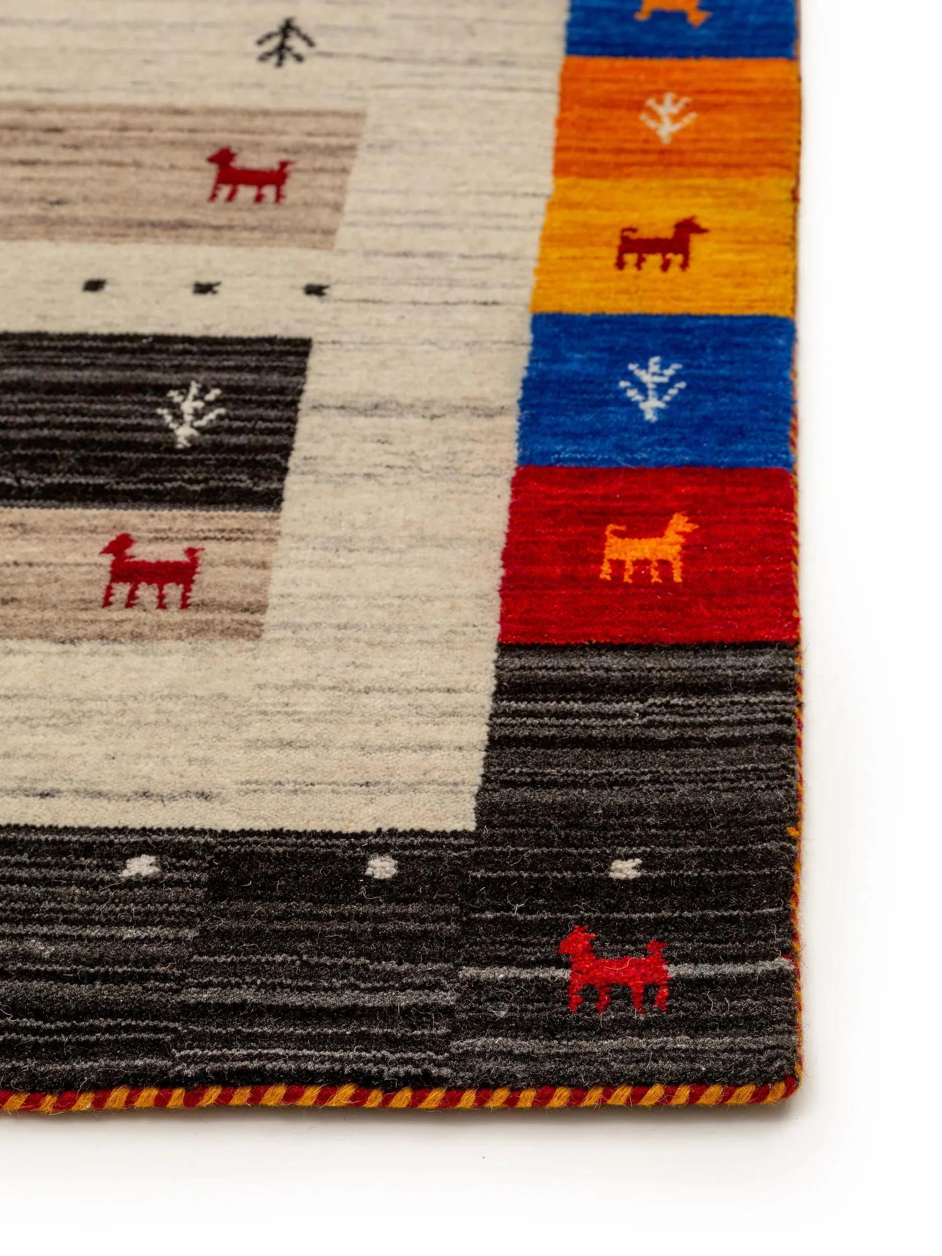 Traversă din lână Jamal Multicolour 