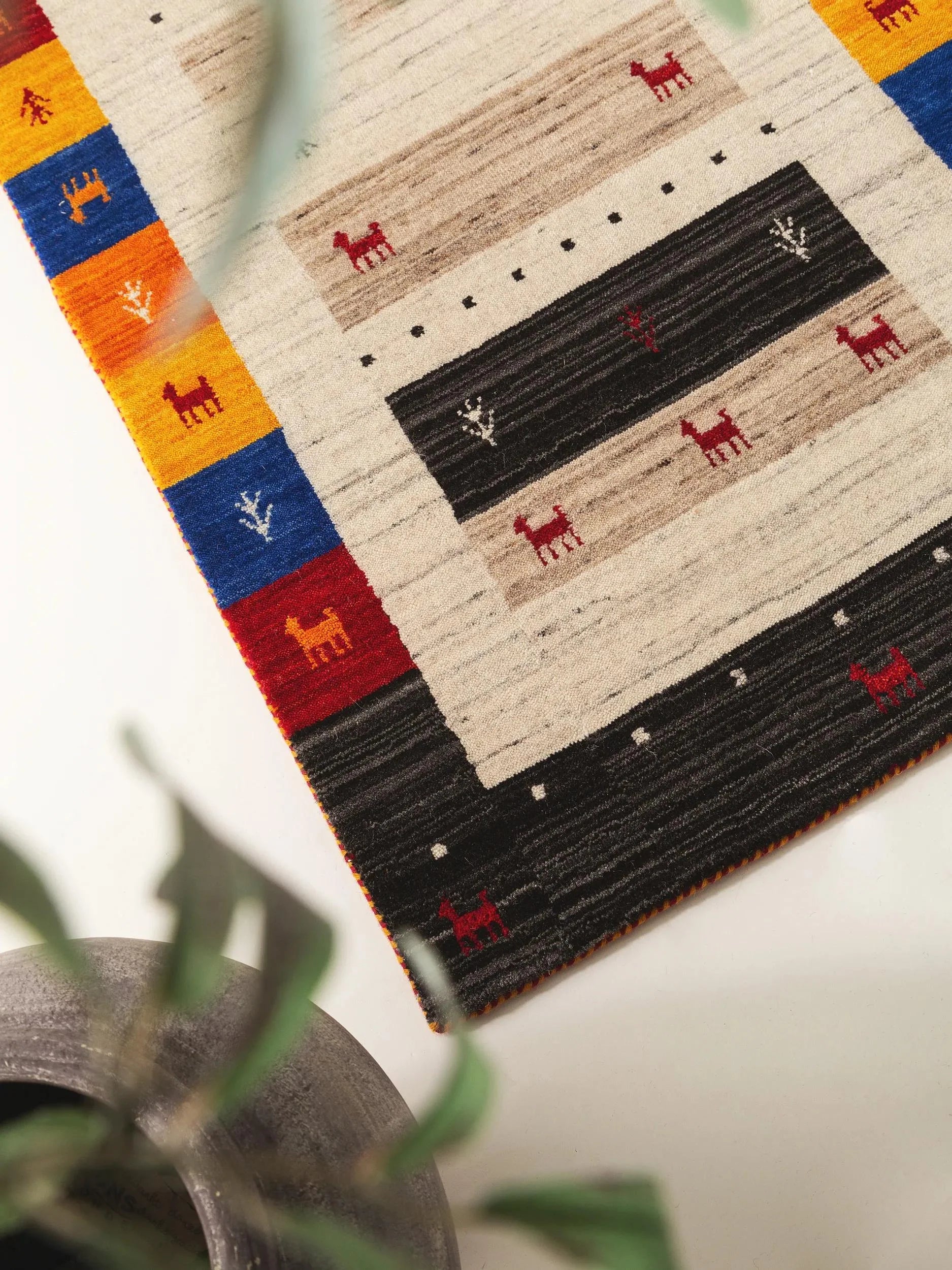 Traversă din lână Jamal Multicolour 