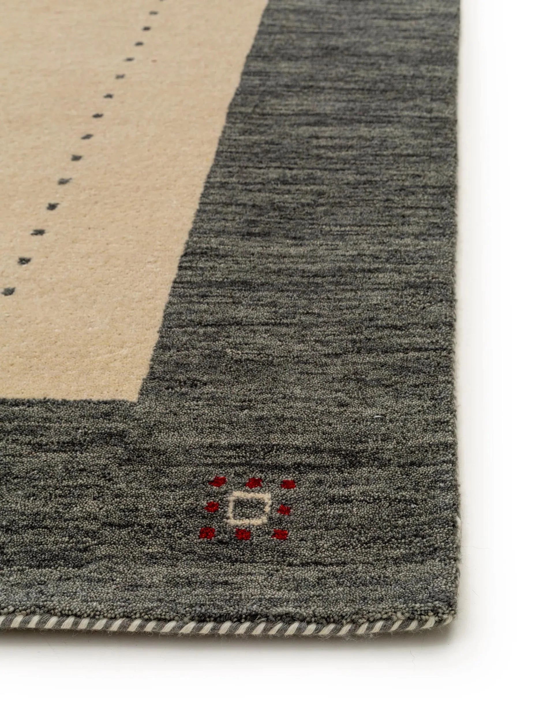 Covor de lână Jamal Beige/Grey