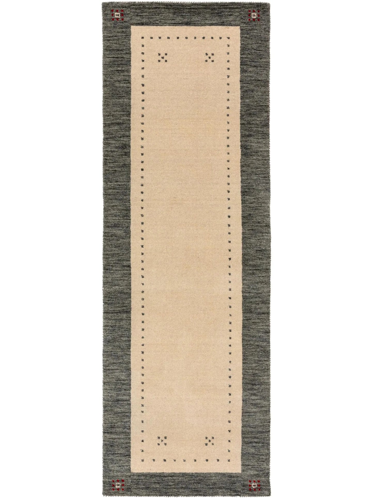 Traversă din lână Jamal Beige/Grey