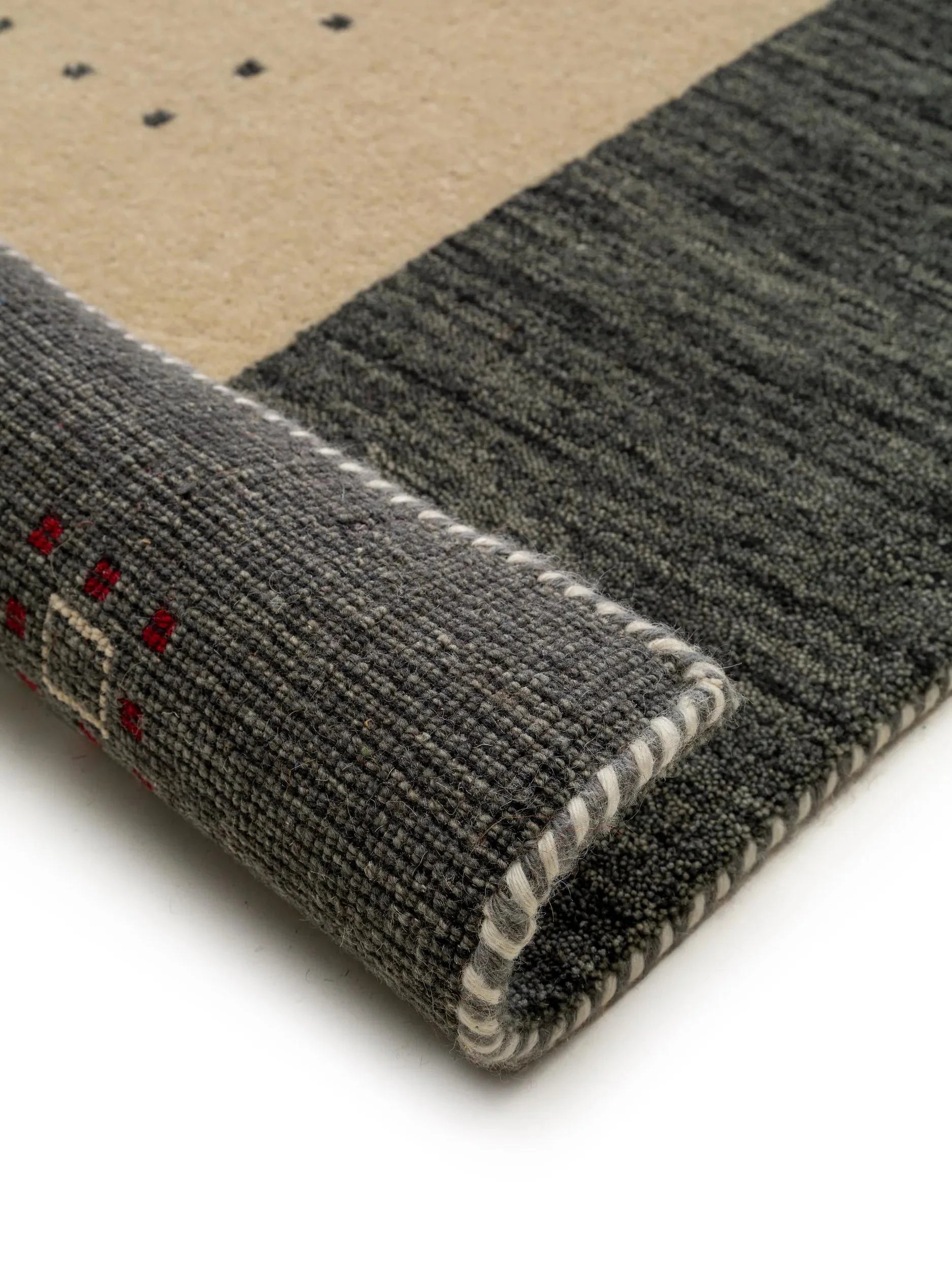 Covor de lână Jamal Beige/Grey