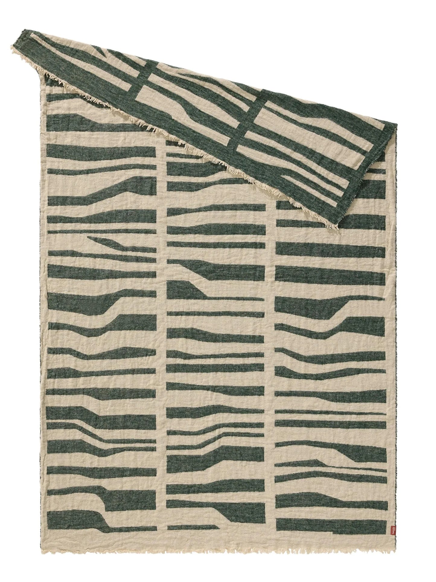 Pătură Jana Cream/Green