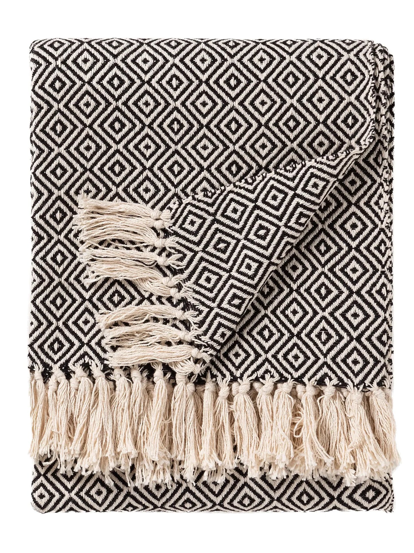 Cotton Pătură Jasmin Black
