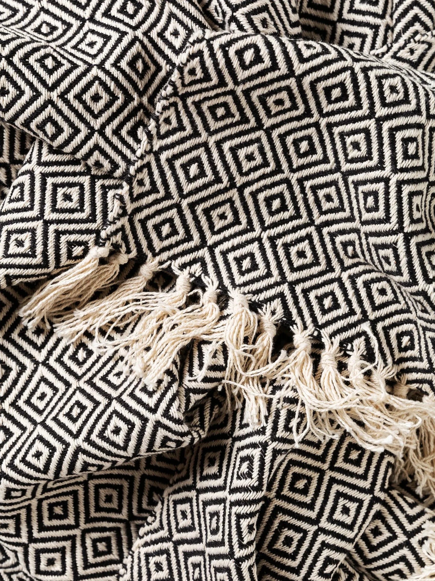 Cotton Pătură Jasmin Black