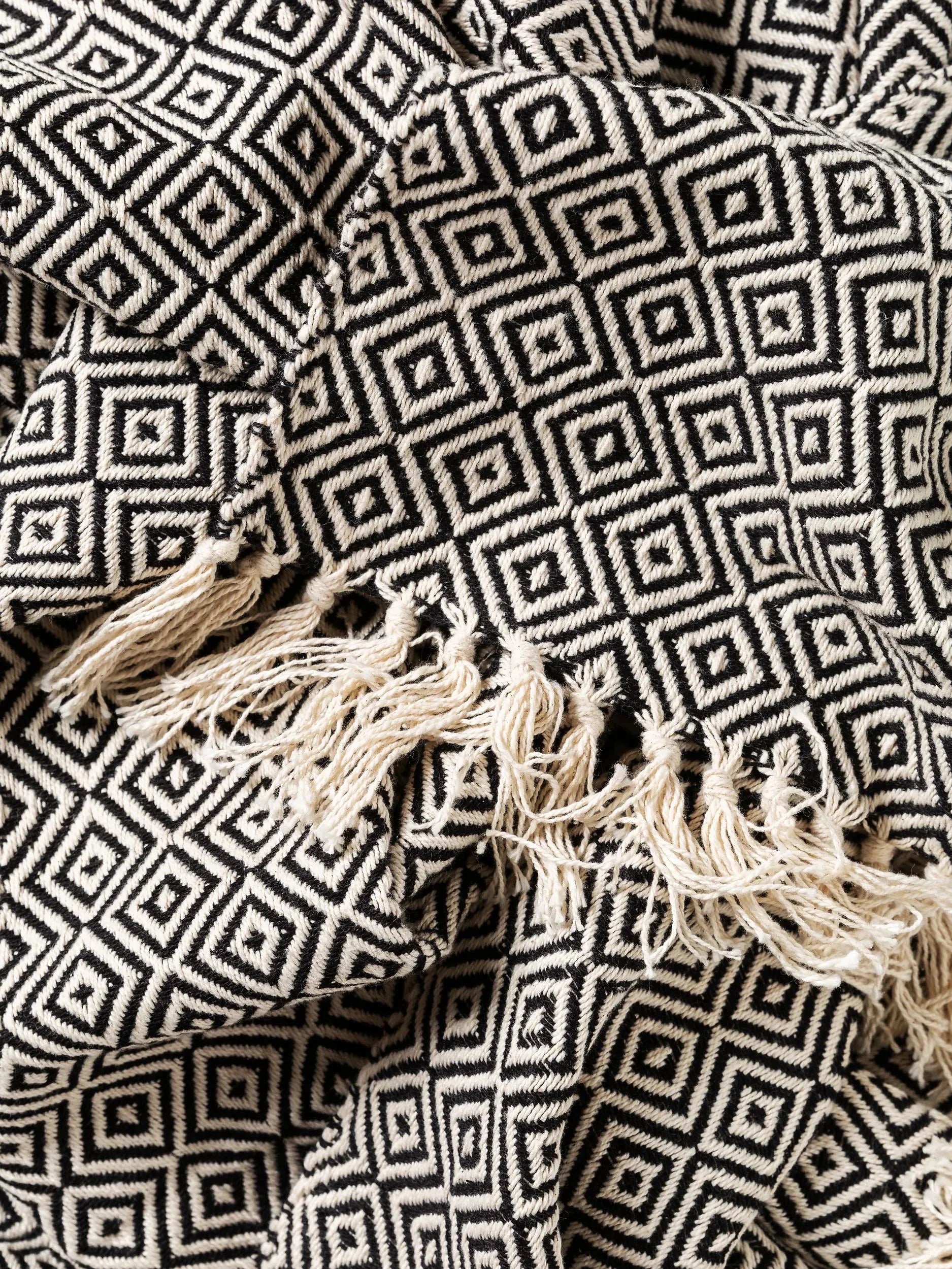 Cotton Pătură Jasmin Black