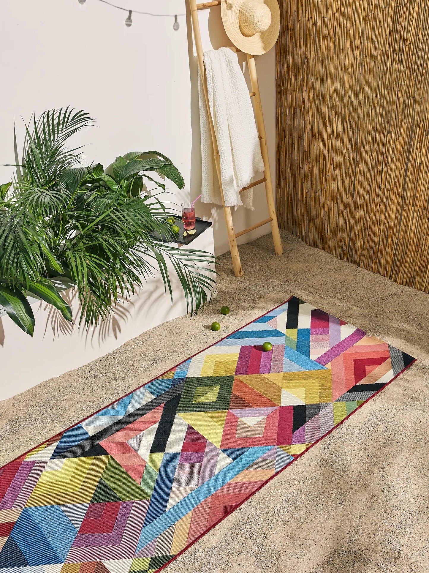 Covoraș îngust/preș - interior/exterior Jovis Multicolour/Blue 