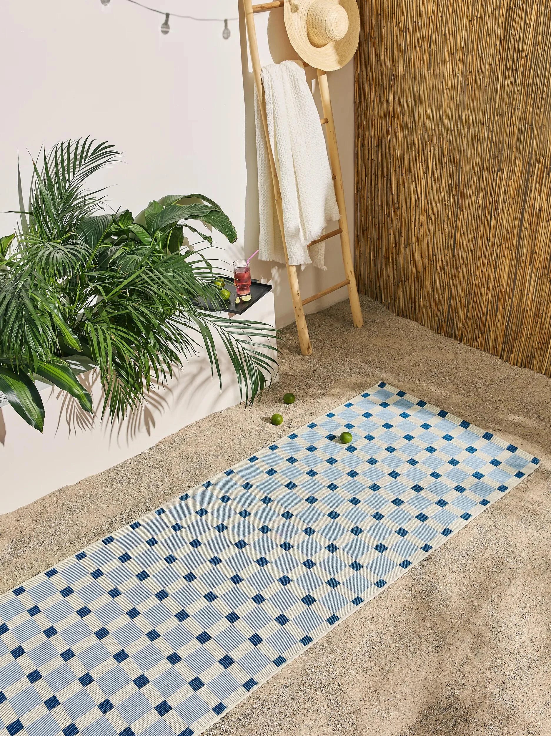 Covoraș îngust/preș - interior/exterior Jovis Blue 