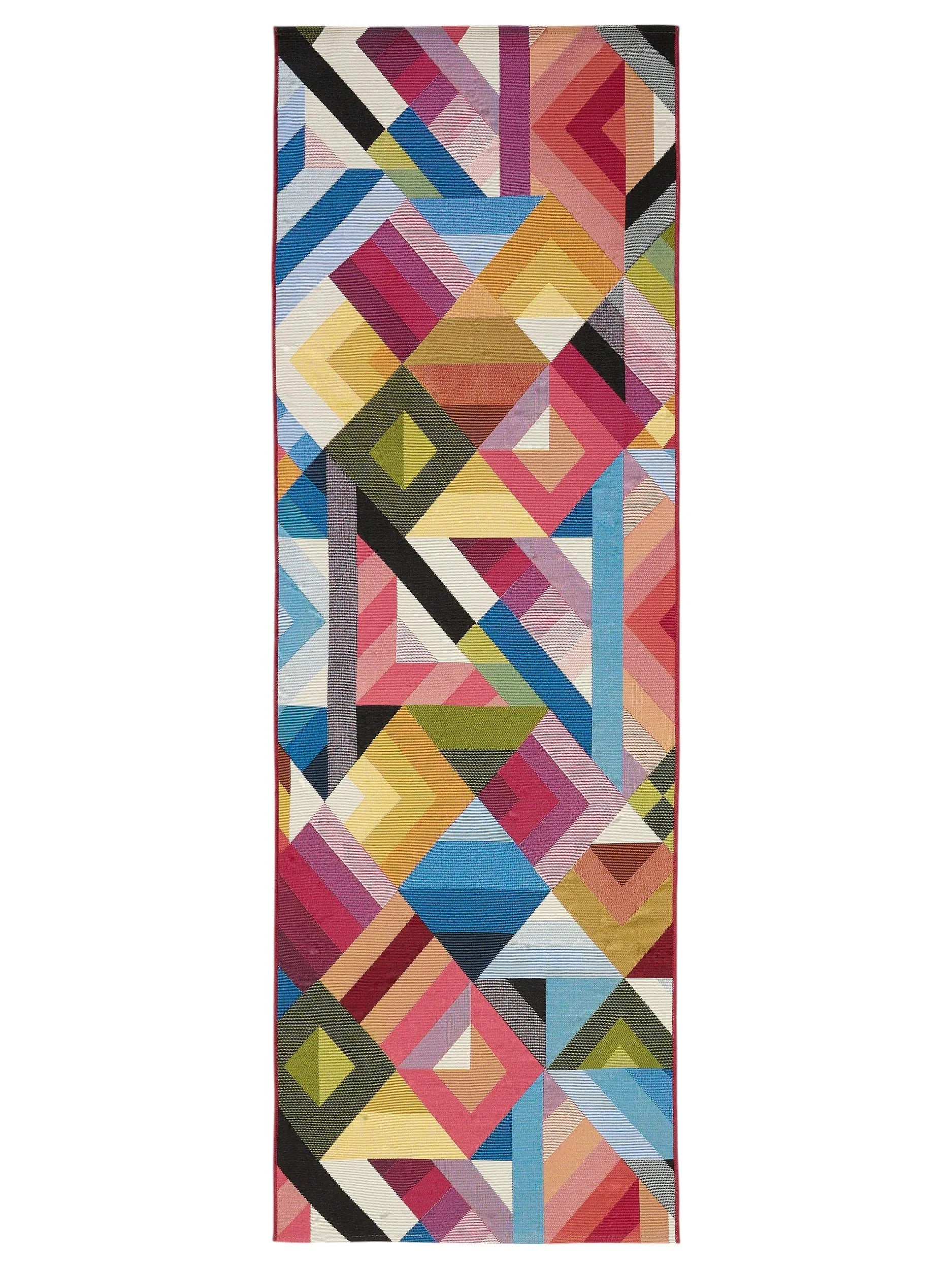 Covoraș îngust/preș - interior/exterior Jovis Multicolour/Blue 