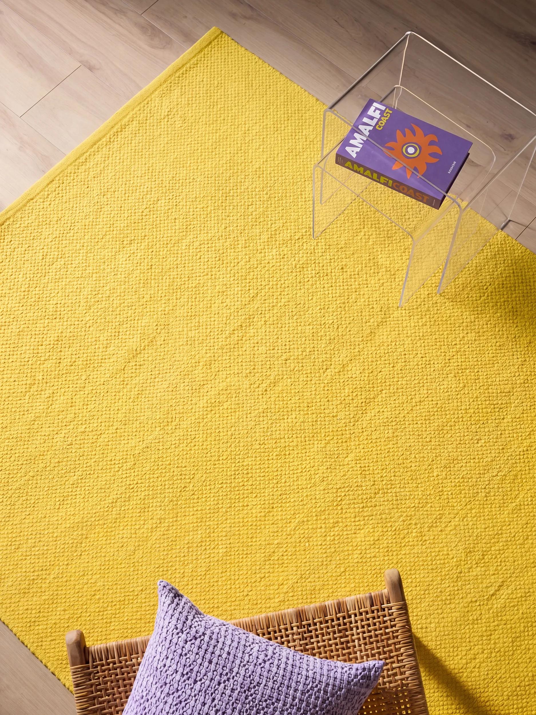Covor bumbac Joy Yellow