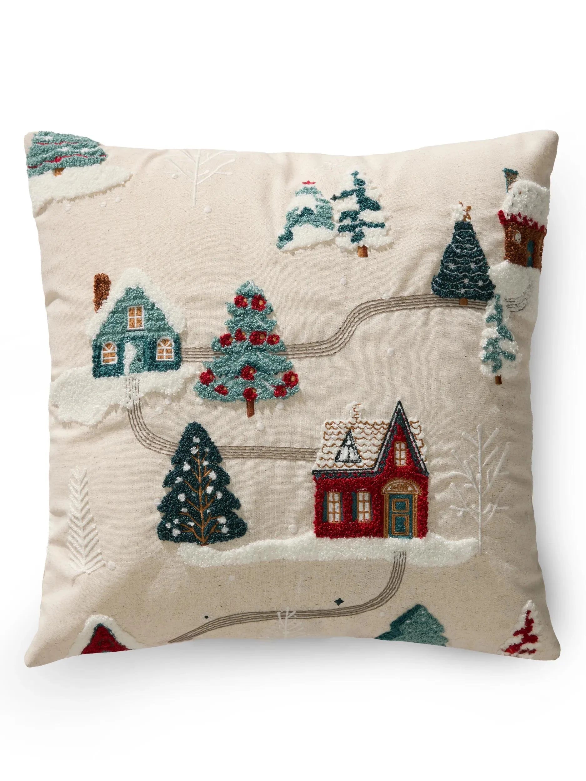 Christmas Pernă Joyful White