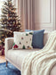 Christmas Pernă Joyful White