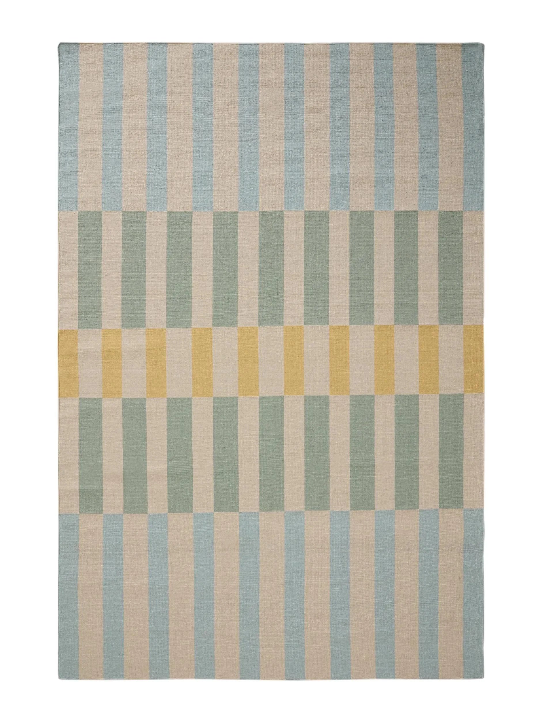 Covor țesătură plată Judith Multicolour/Blue 