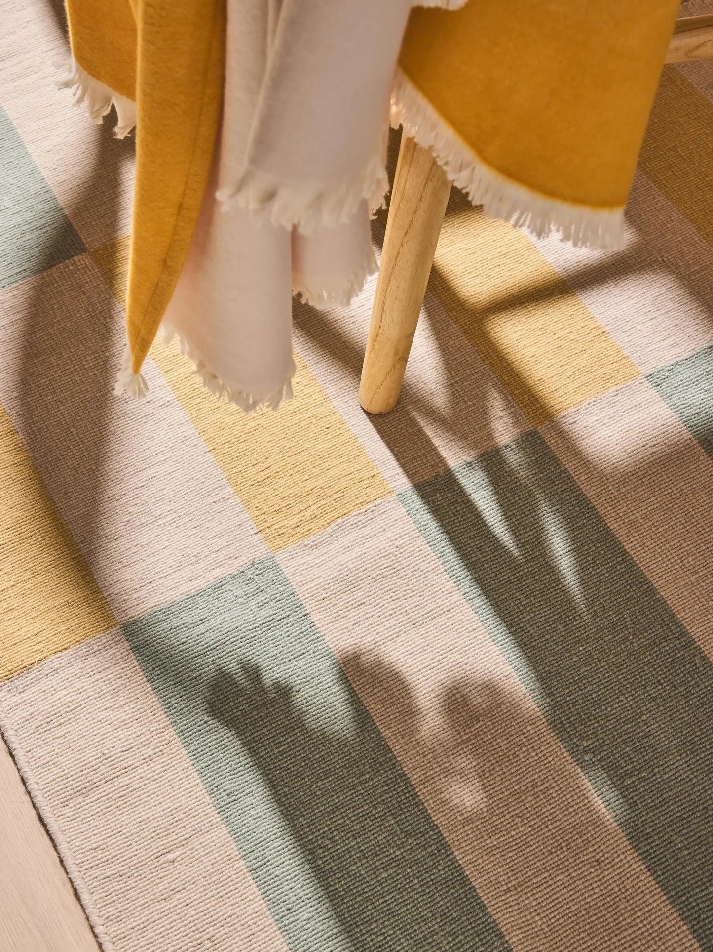 Covor țesătură plată Judith Multicolour/Blue 