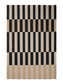 Covor țesătură plată Judith Beige/Black