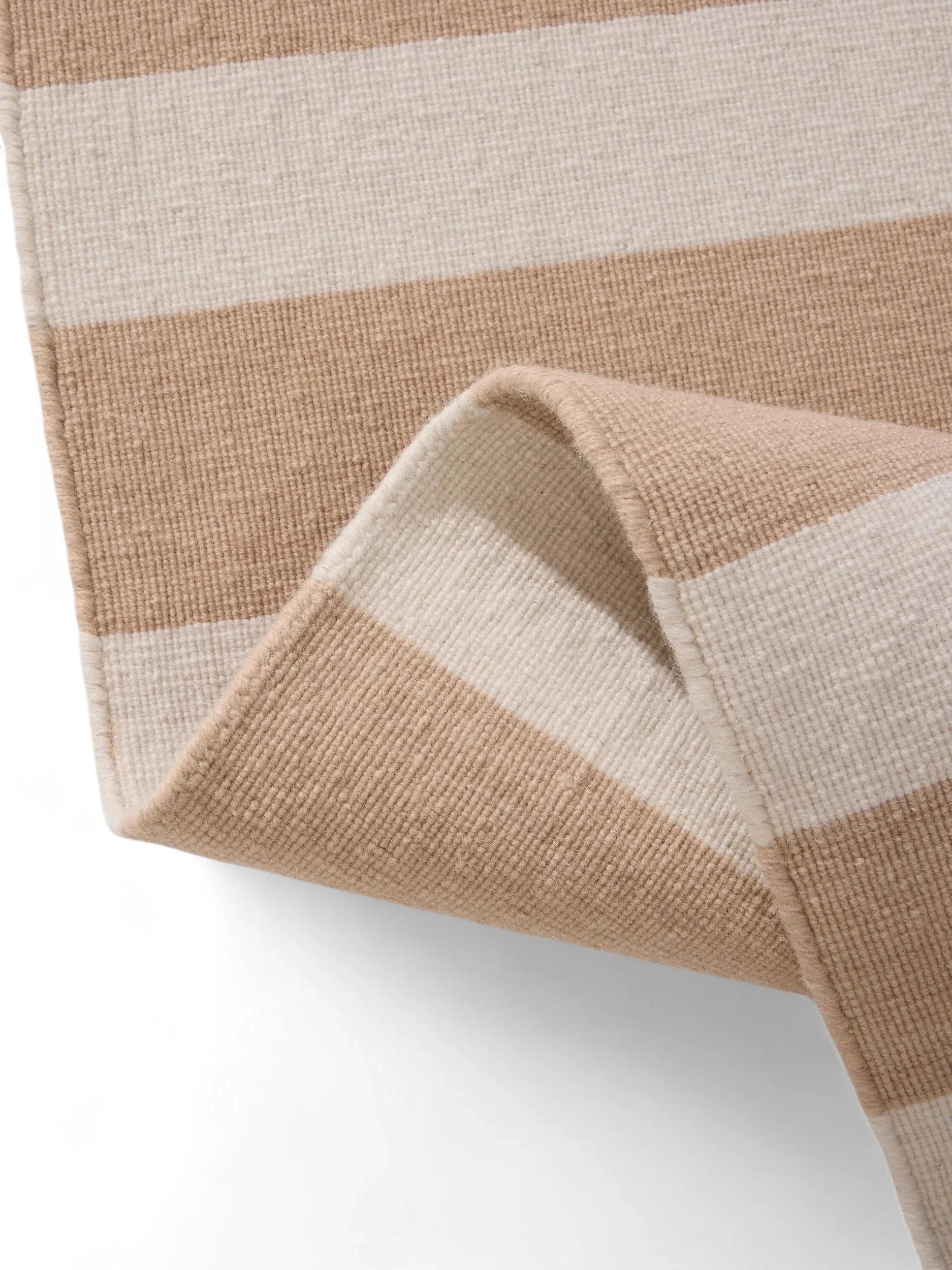 Covor țesătură plată Judith Beige/Black