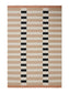 Covor țesătură plată Judith Beige/Black