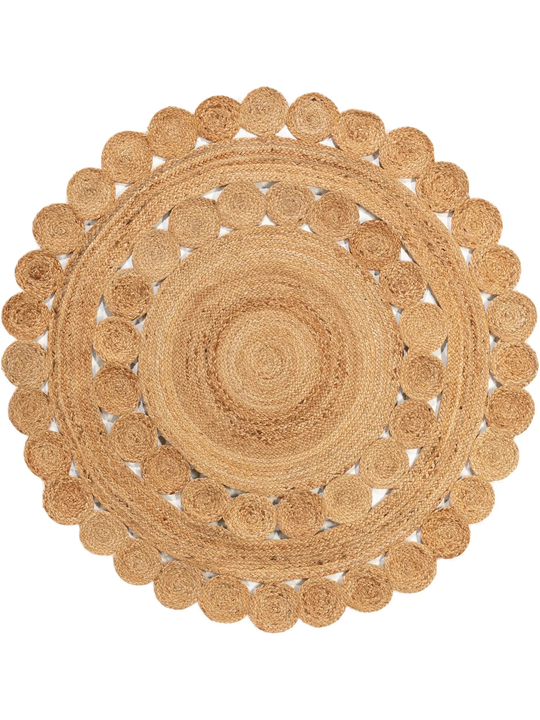 Covor iută Jutta Light Brown 