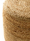 Handmade Jute Pouf/taburet Jutta Light Brown 