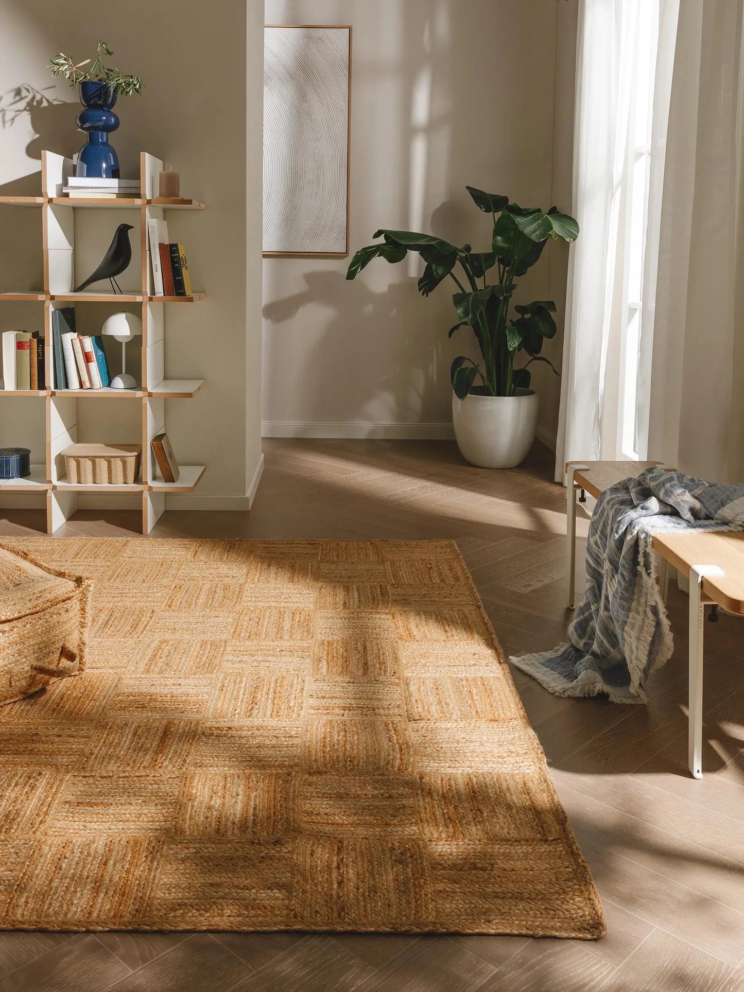 Covor iută Jutta Light Brown