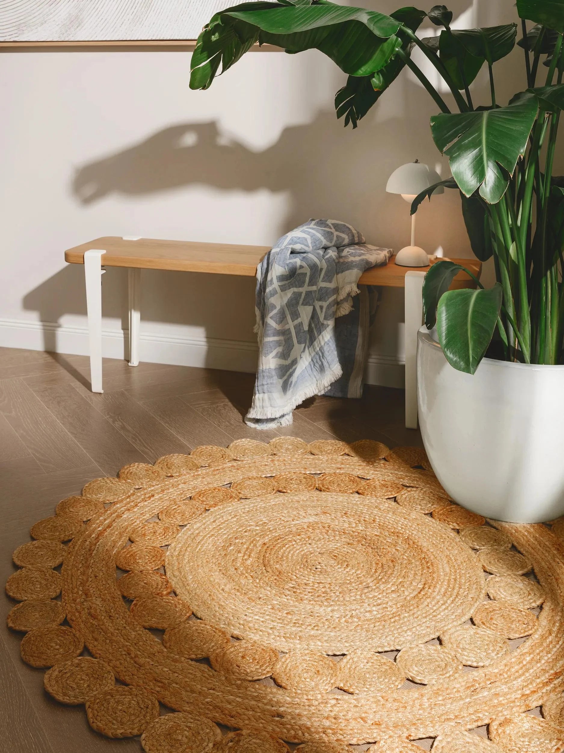 Covor iută Jutta Light Brown