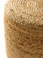 Handmade Jute Pouf/taburet Jutta Light Brown