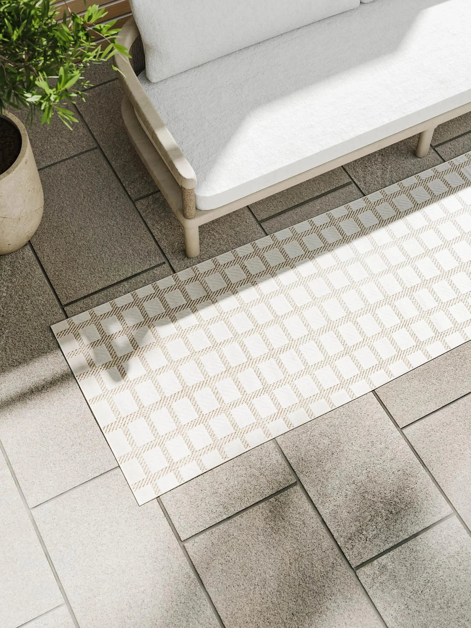 Covor interior/exterior Kaleo Cream/Beige 