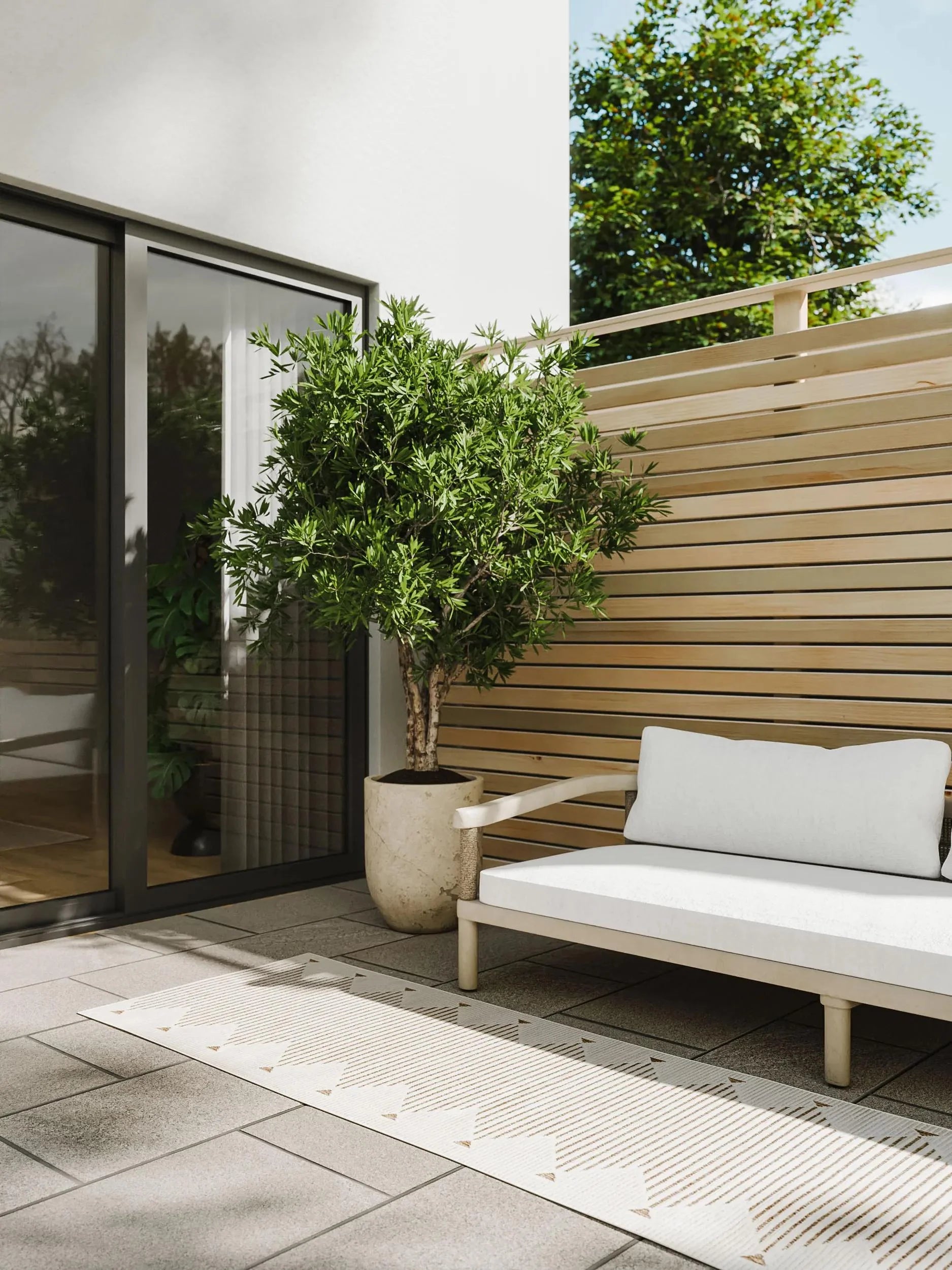 Covor interior/exterior Kaleo Cream/Beige 