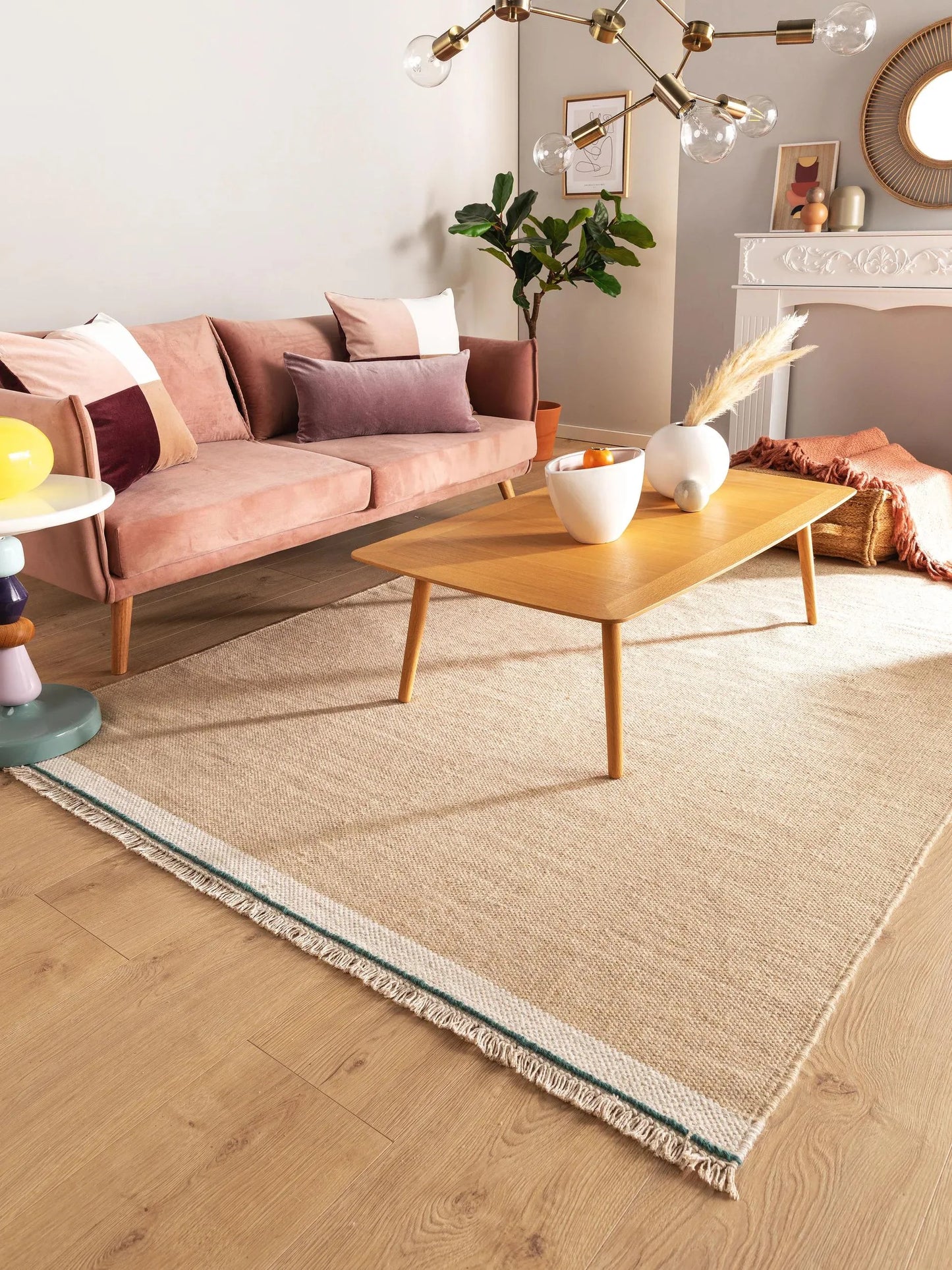 Covor de lână Karla Beige