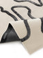 Covor Keith Black/White