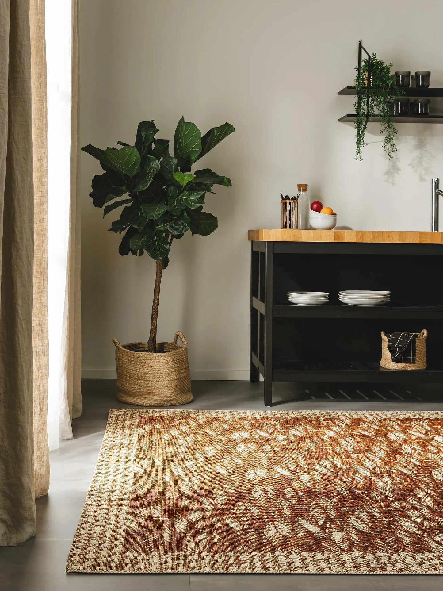 Covor interior/exterior Kenya Cream/Beige