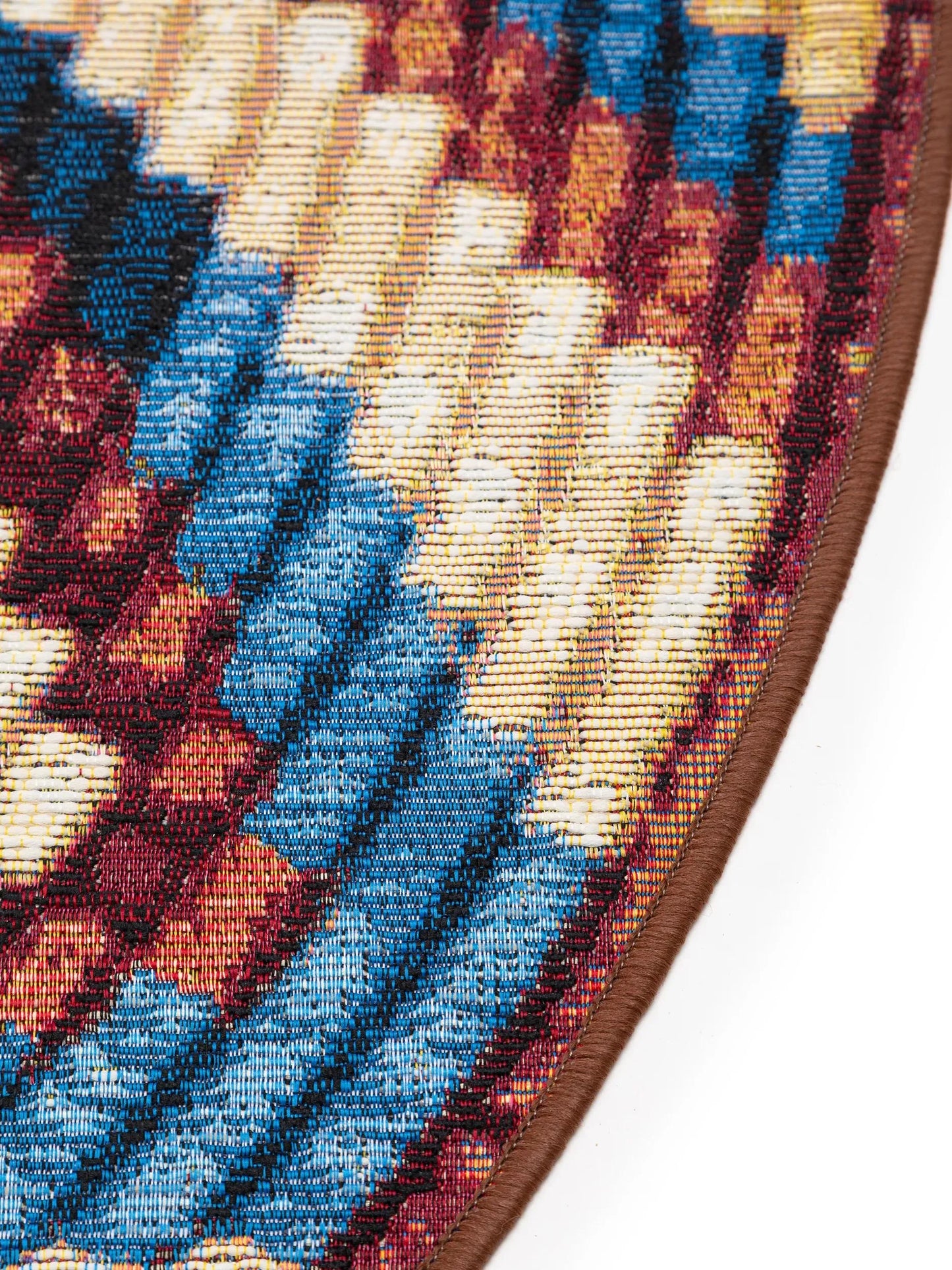 Covor rotund interior/exterior Kenya Multicolour