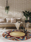 Covor rotund interior/exterior Kenya Multicolour