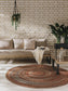 Covor rotund interior/exterior Kenya Multicolour