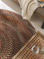 Covor rotund interior/exterior Kenya Multicolour