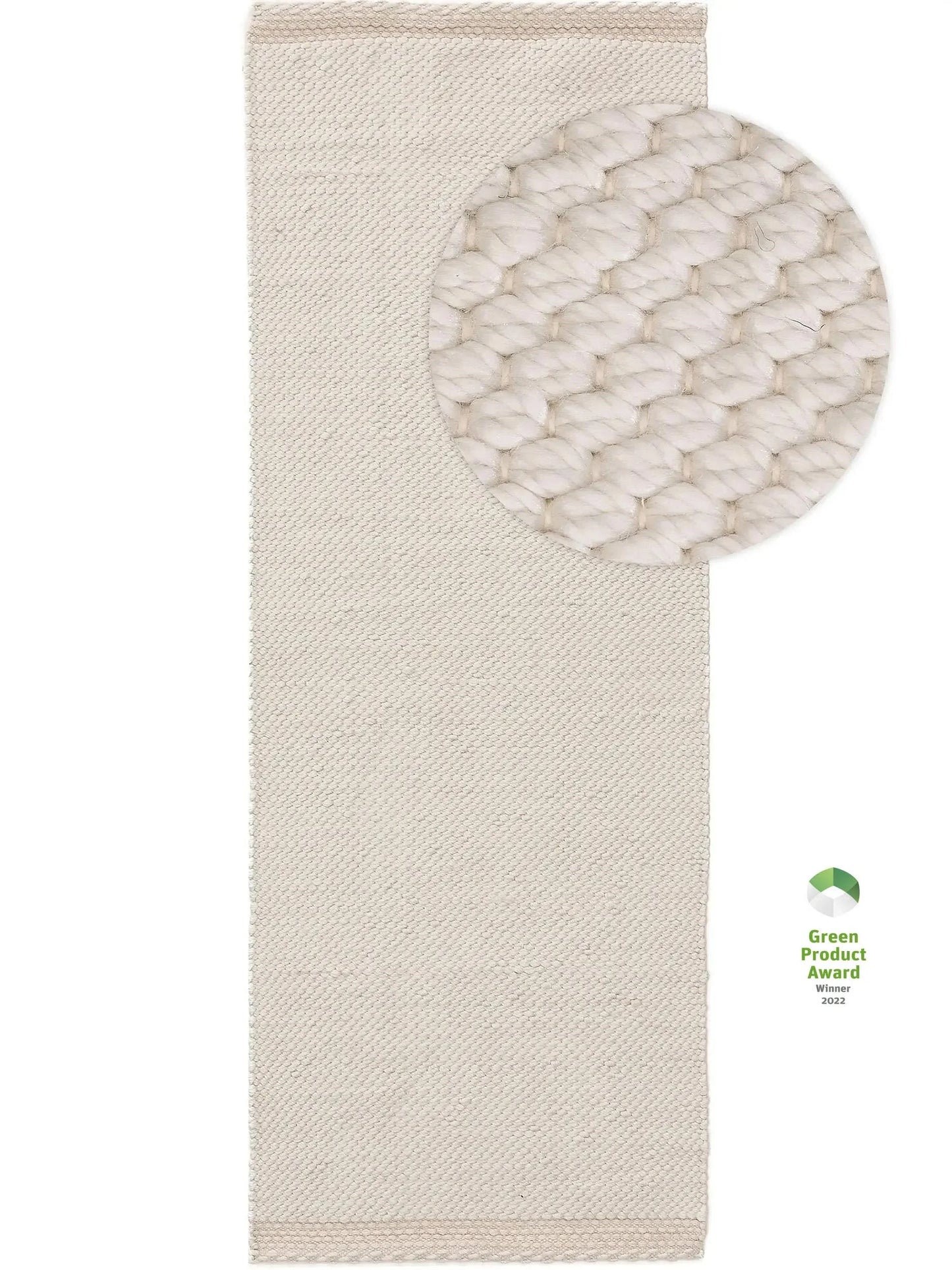 Covor Made From Recycled Material Kiah Cream